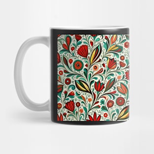 Summer Floral Pattern Mug